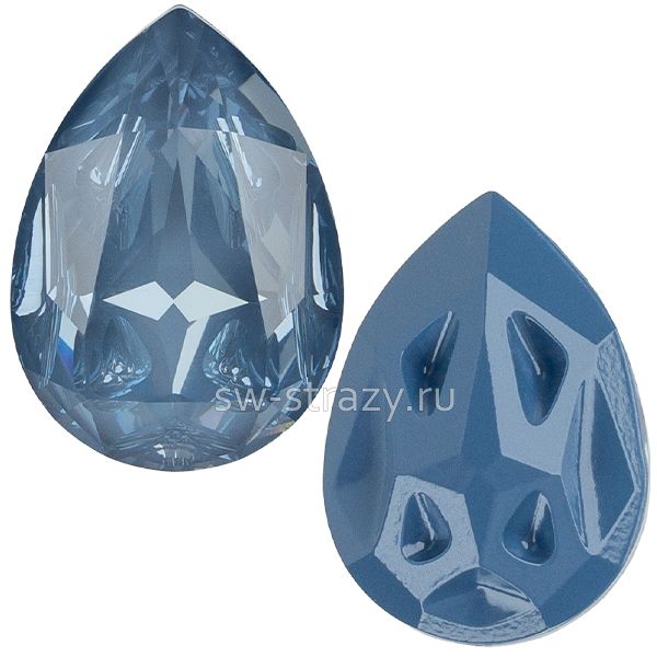Кристаллы 4390 18x13 mm Crystal Denim Ignite
