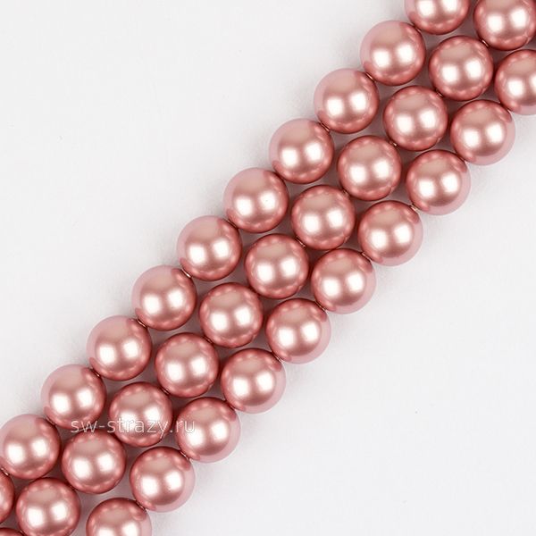 Жемчужины 5810 10 mm Crystal Powder Rose Pearl