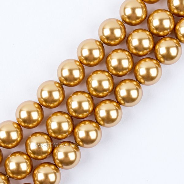 Жемчужины 5810 2 mm Crystal Bright Gold Pearl