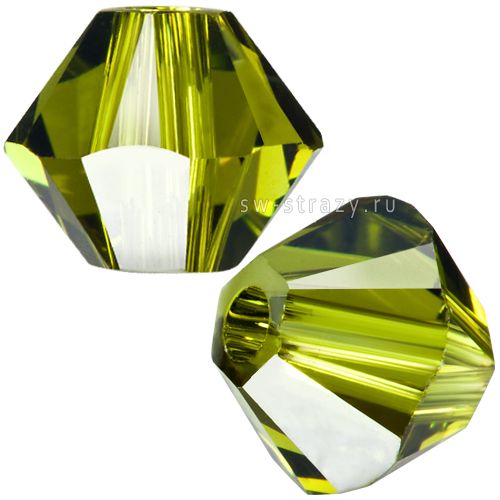 Бусины 5328 4 mm Olivine