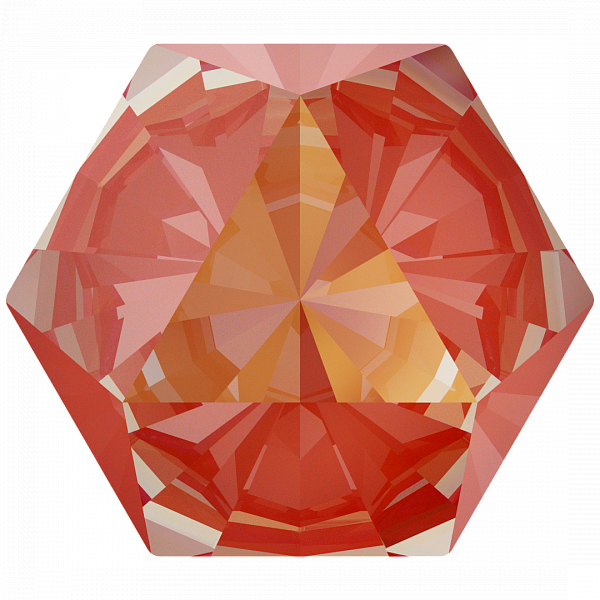 Кристаллы 4699 14x16 mm Crystal Orange Glow Delite
