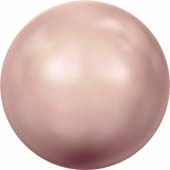 Жемчужины 5809 2 mm Crystal Rose Gold Pearl